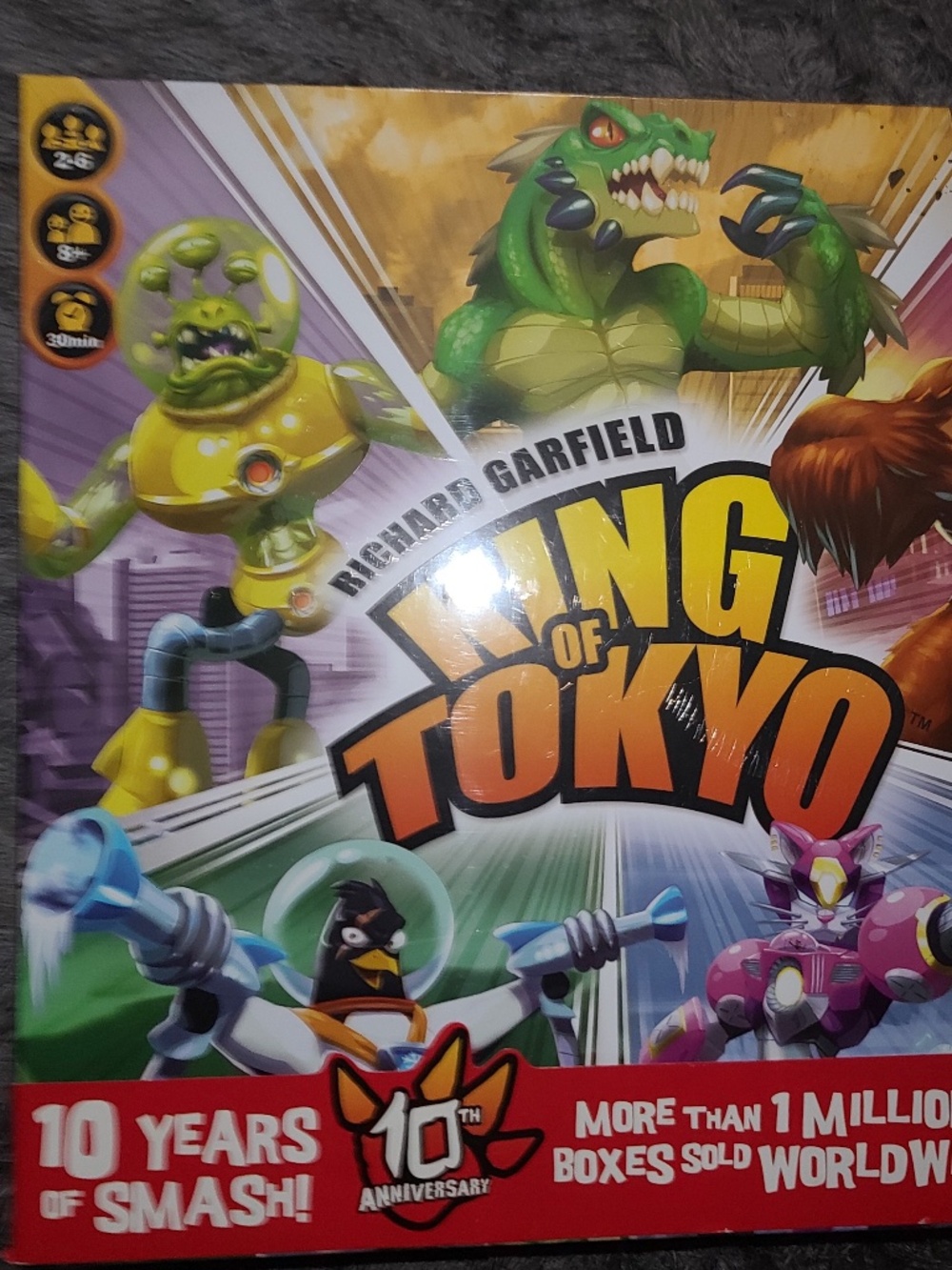 King of Tokyo Board Game 10 year anniversary edition - Richard Garfield New